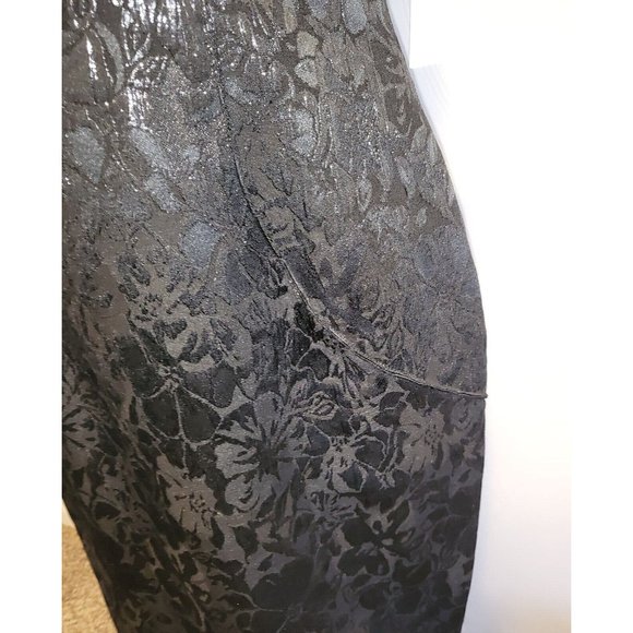 Maggie London, Black Dress, Size 6, Floral, Sleeveless, Fit & Flare, NWT - Picture 7 of 9